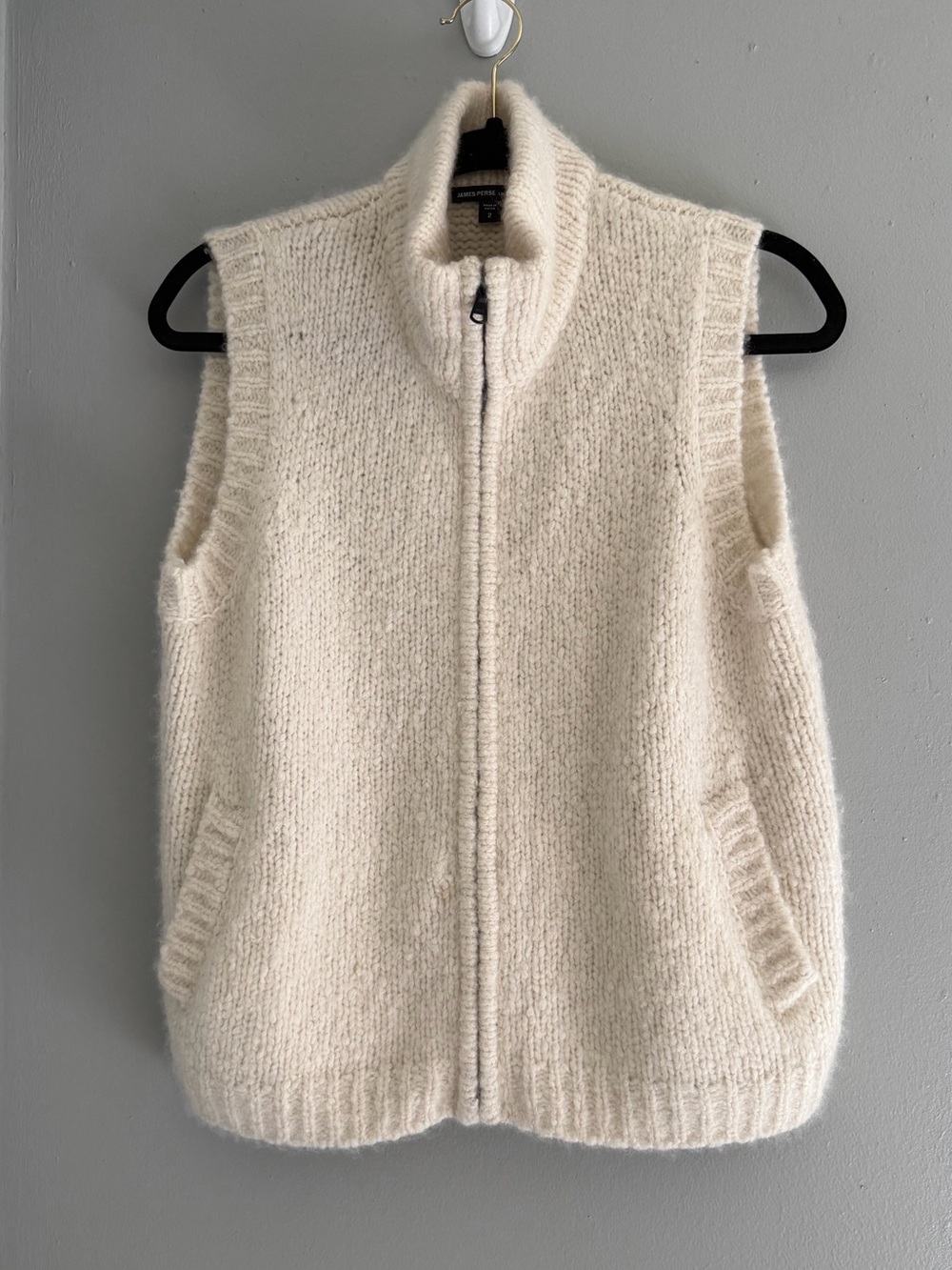 James Perse Cashmere & Silk Vest